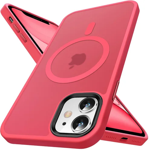 Funda magnética ultra fuerte para iPhone 11, protección contra caídas de grado militar, compatible con MagSafe, a prueba de golpes, antiarañazos,