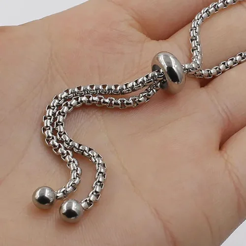Miniatura 6 de Pulseras de alerta médica para mujer, pulseras de identificación médica con grabado láser gratis, pulseras ajustables de acero inoxidable grabado