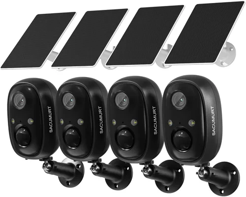Miniatura 11 de Cámaras de seguridad inalámbricas para exteriores, almacenamiento en la nube gratuito, cámara WiFi de 2.4 GHz inalámbrica para exteriores, cámaras