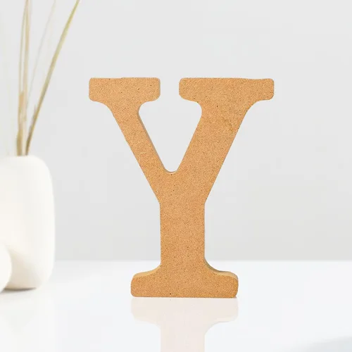 Miniatura 12 de AOCEAN Letras de madera diseñables de 4 pulgadas, letras de madera sin terminar para decoración de pared, letras decorativas de pie en rodajas