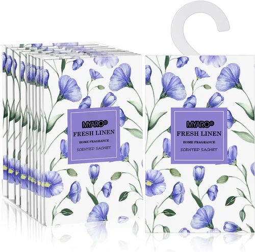 Miniatura 11 de MYARO Paquete de 12 ambientadores colgantes de lavanda para armario, desodorante de cajones de larga duración, con olor a popurrí, bolsita perfumada