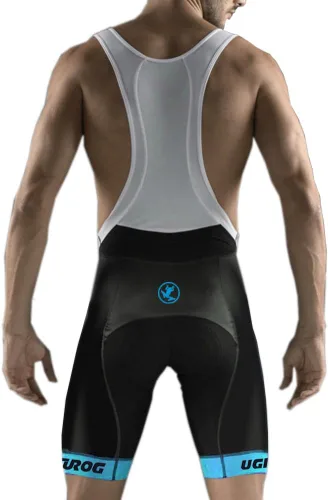 Miniatura 18 de UGLY FROG Designs - Pantalones cortos de ciclismo con pantalones cortos con peto, pantalones cortos de ciclismo Pro/BIP, acolchado 3D Coolmax