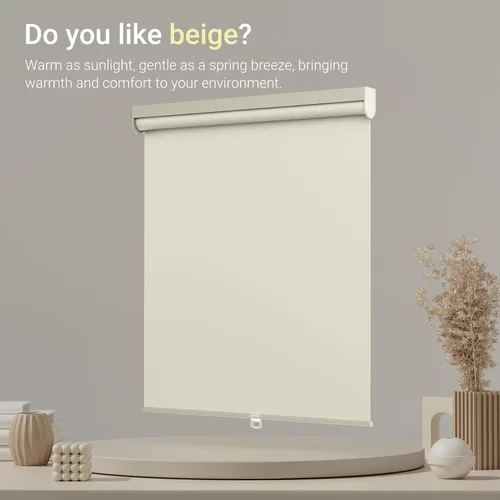 Miniatura 2 de Persianas enrollables opacas para ventanas, persiana enrollable color combinada, protección UV, persianas de tela con aislamiento térmico