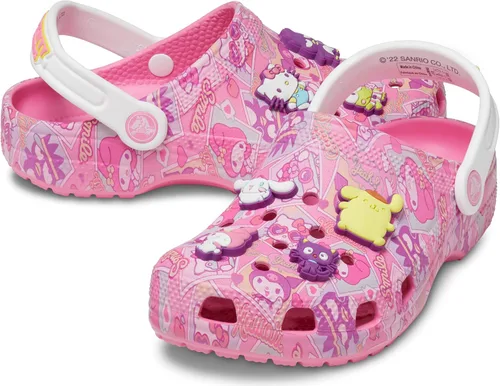 Miniatura 6 de Crocs Zuecos clásicos unisex para niños Hello Kitty