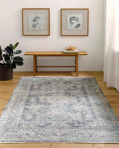 Miniatura 15 de Livabliss x Becki Owens Margaret Alfombra de Pasillo Vintage Lavable para Exteriores, 2'7" x 7'3", Gris/Carbón, (7' y menos)