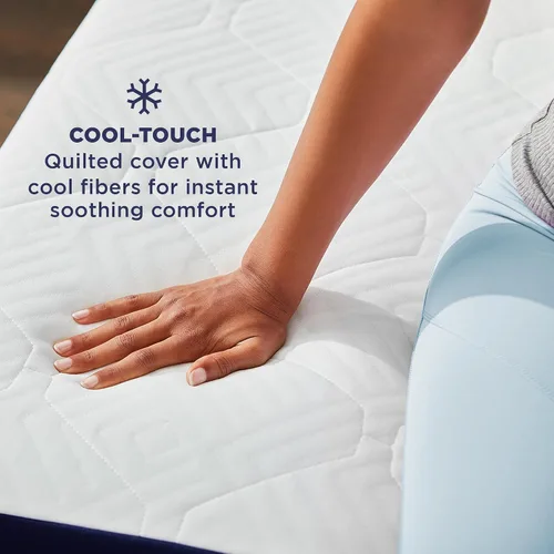Miniatura 5 de Sleep Innovations - Colchón híbrido Marley en caja, con espuma viscoelástica de gel refrescante y resortes, soporte firme medio de avanzada, 10