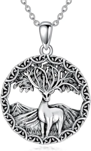 Miniatura 9 de ROMANTIC WORK - Collar de amuleto para el día del padre, plata de ley 925, colgante de estrella de David, Jesús eslavo, rueda de sol Alá, joyería