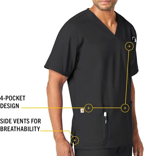 Miniatura 3 de Carhartt - Camisa ripstop multibolsillo de uniforme para hombre