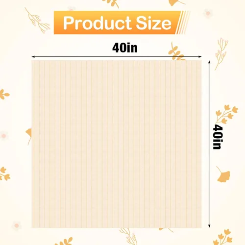 Miniatura 6 de Tela de Tufting Grande de 40" × 40" con Líneas Marcadas - Tela de Monje Primaria para Aguja de Punzón para Alfombra DIY - Pistola de Tufting