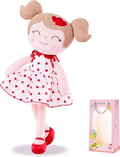 Miniatura 10 de Gloveleya Muñecas de bebé suaves y acogedoras, primeros regalos para niñas, muñeca de bebé con vestido azul estampado de estrellas, Serie Galaxia