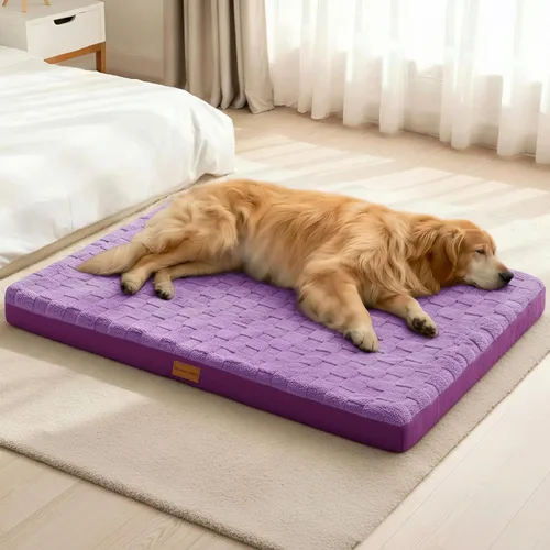 Miniatura 7 de Patas Lague Cama Ortopédica para Perros de Tamaño Grande 36''X24'', Impermeable Suave Cómoda de Espuma Egg Crate Camas Grandes para Mascotas