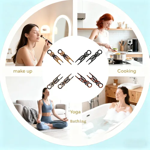 Miniatura 5 de Prestige - Horquilla francesa para mujer, horquillas francesas para cabello fino y grueso en forma de U, pasadores fuertes y duraderos para cabello