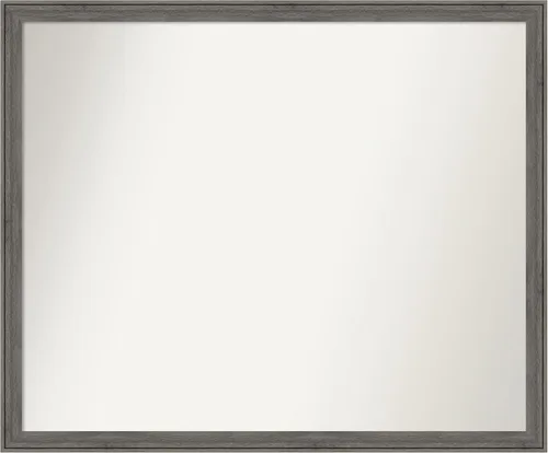 Miniatura 259 de Amanti Art Espejo personalizado, espejo de baño gris plomo a rayas, espejo de pared o espejo de tocador de baño sobre el fregadero