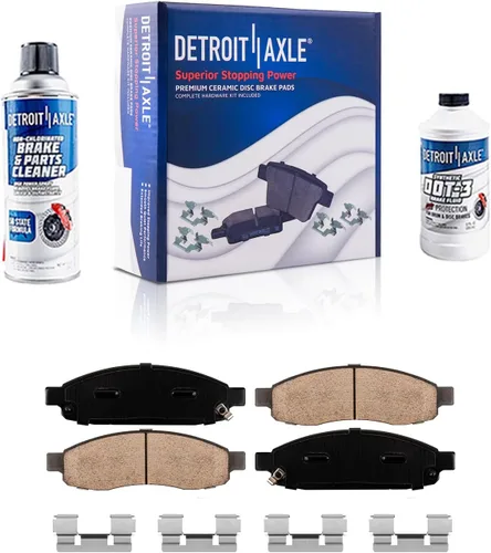 Miniatura 143 de Detroit Axle - Pinza de disco del lado del acompañante + pastillas de freno de cerámica de repuesto para Lexus HS250H Toyota RAV4 Prius V Scion xB