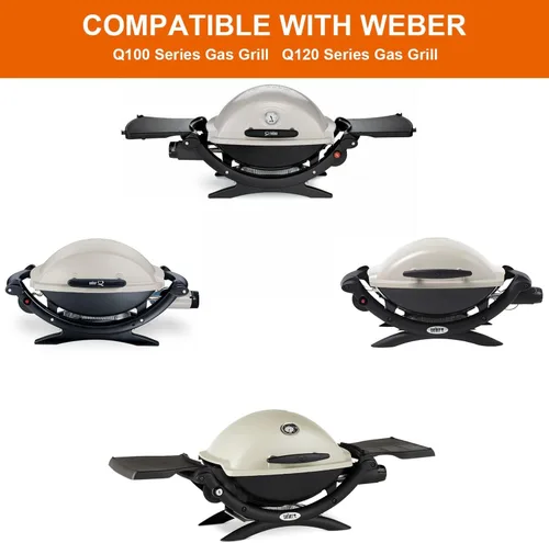 Miniatura 5 de LS'BABQ 80477 Regulador de válvula de contornillo de parrilla de gas para Weber Q100 y Q120, piezas de repuesto para Weber 386001, 386002, 516501