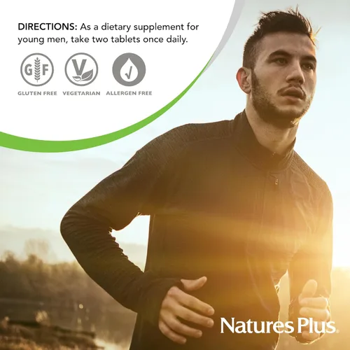 Miniatura 5 de NaturesPlus Power Teen for Him - 60 tabletas masticables, bayas silvestres, multivitamínico adolescente de alta potencia, sin azúcar, vegetariano