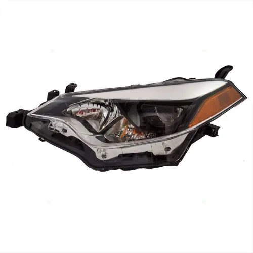 Miniatura 3 de Conjunto de lámpara de faros delanteros del lado del conductor con bombillas, luces delanteras 81110-02E60, apto para Toyota Corolla 2014 2015 2016