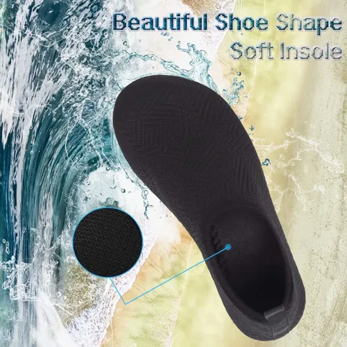 Miniatura 2 de YALOX - Zapatos acuáticos, de secado rápido con sensación de pies descalzos para mujer y hombre, calcetines acuáticos para exterior, playa