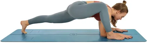 Miniatura 4 de Liforme Evolve Yoga Mat – Bolsa de yoga gratuita incluida – Sistema de alineación patentado, agarre guerrero, antideslizante, ecológico, resistente