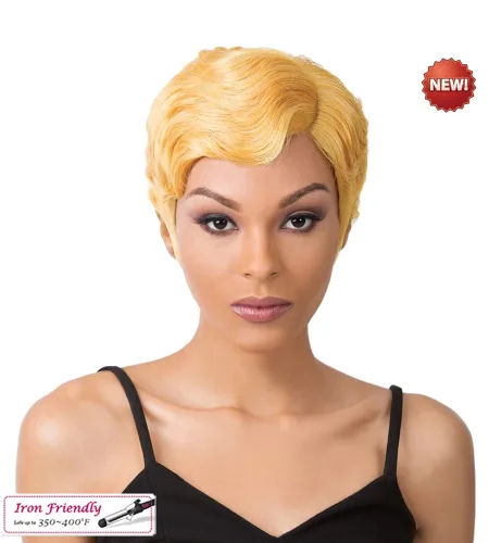 Miniatura 6 de It's A Wig - Peluca de cabello sintético Nuna (612 - rubio pálido)