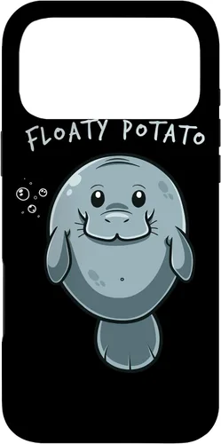Miniatura 21 de iPhone 11 Floaty Potato Manatí Chubby Sirena Sea Vaca Animal Estuche de Regalo