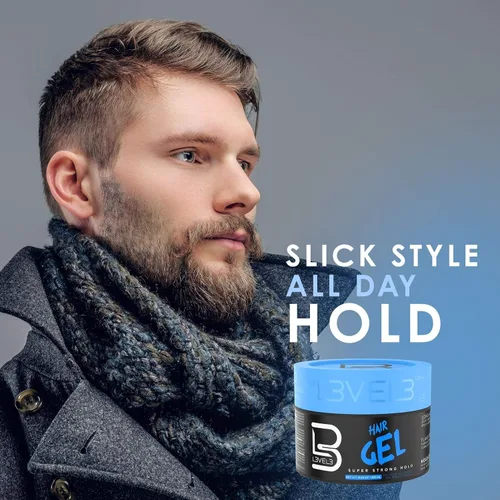 Miniatura 4 de L3 - Gel para el cabello - Sujeción súper fuerte - Sin escamas - Brillo duradero - Para hombres y mujeres - Gel de nivel 3 - Añade volumen y textura