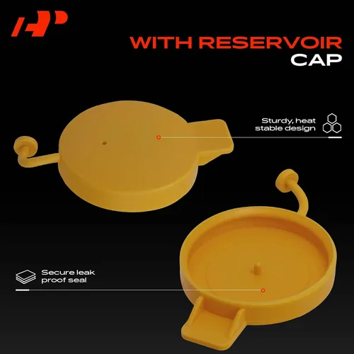 Miniatura 5 de A-Premium Tanque de expansión de recuperación de desbordamiento de refrigerante del motor con tapa compatible con Subaru Outback 2005-2019, Legacy