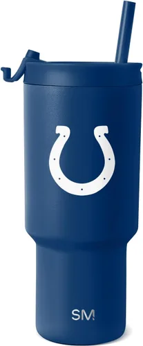 Miniatura 30 de Simple Modern - Vaso de 30 oz con tapa abatible y tapa con pajita Arizona Cardinals