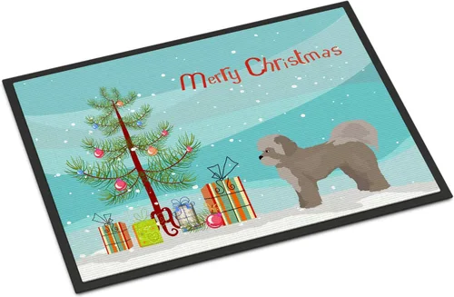 Miniatura 144 de Caroline's Treasures CK3799MAT Akita Shepherd - Tapete de árbol de Navidad de 18 x 27 pulgadas, tapete para puerta delantera, interior y exterior