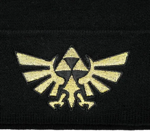 Miniatura 2 de Bioworld Legend of Zelda Triforce - Gorro de punto, Multi colorido