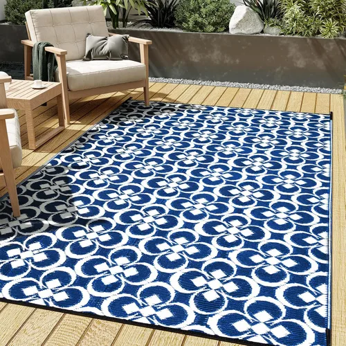 Miniatura 65 de HUGEAR Alfombra para RV Exterior Tapete Impermeable Alfombras para Exteriores 9'x12' para Patios Liquidación Alfombra Exterior Alfombras de Camping