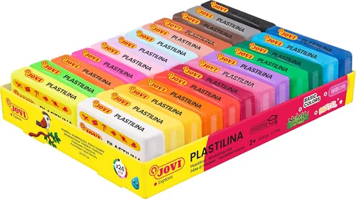 Miniatura 8 de Jovi - Pack de Plastilina, Arcilla de Modelado Reutilizable y Sin Secar, 24 Barras de Plastilina de 1.75oz, 100% a Base de Vegetales, Surtido de 6 6