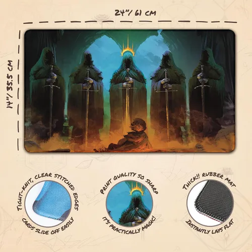 Miniatura 4 de Amon Sûl (cosido) – Tapete MTG de Anato Finnstark, LOTR El Señor de los Anillos – Compatible con Magic The Gathering Playmat-Play Mat MTG, YuGiOh