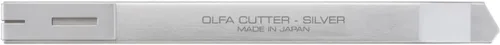 Miniatura 2 de OLFA Cuchillo utilitario de acero inoxidable de 9 mm (SVR-1) - Cuchillo de precisión retráctil multiusos con cuchilla extraíble, cuchillas