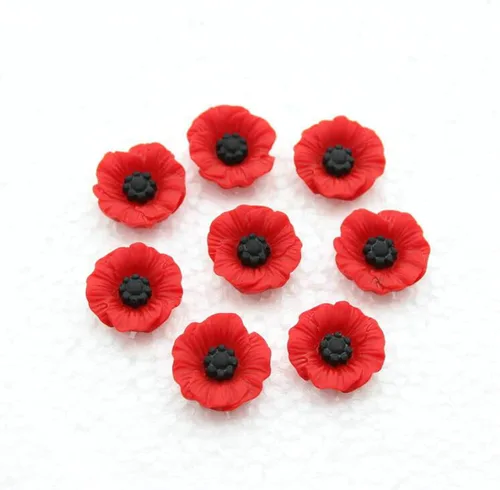 Miniatura 5 de Remembrance Day Poppy Brooch Poppy Flower Pin, Lest We Forget Canadian Poppy Day Gift Veterans Day Memorial Day Lapel Pin for Women Men