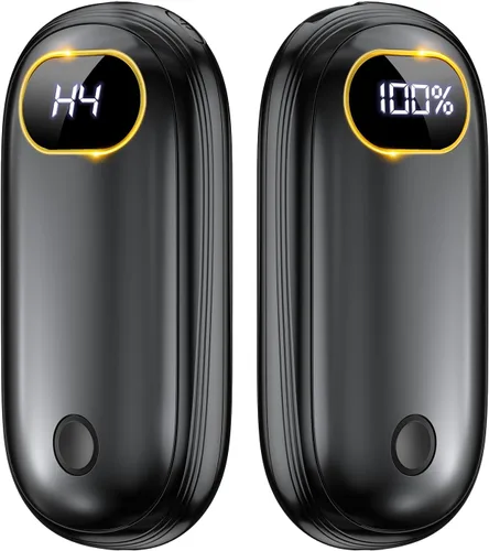 Miniatura 7 de Calentadores de Manos Recargables - Calentadores de Manos Eléctricos Paquete de 2 con Calefacción de Doble Cara para 15Hrs de Calor, Pantalla LED