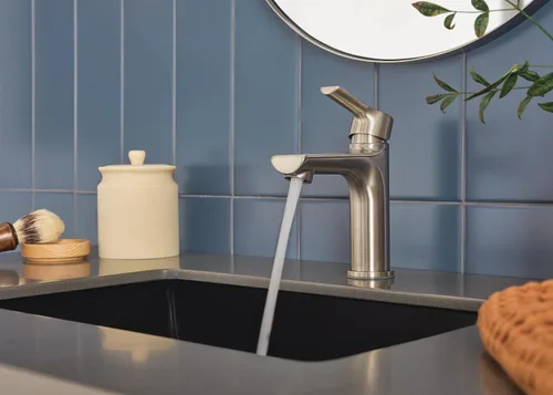 Miniatura 2 de Peerless P1513LF-BN - Grifo de baño con flauta, níquel cepillado