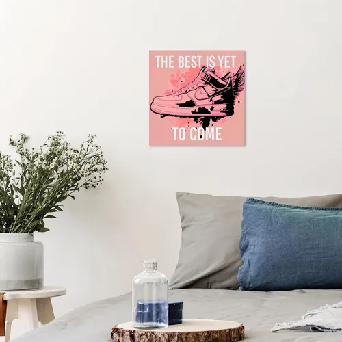 Miniatura 3 de Wynwood Studio Lienzo artístico contemporáneo de moda y glamour, tenis que aún están por venir, arte de pared para sala de estar, dormitorio y baño