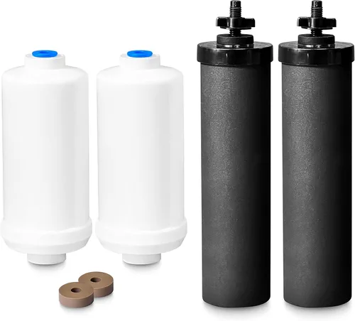 Miniatura 4 de AFC Brand Model # AFC-GVF-FLC - Filtros de agua de repuesto, compatibles con fluoruro Berkey PF-2, filtro de gravedad de repuesto Berkey