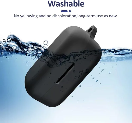 Miniatura 4 de LEFXMOPHY Funda para auriculares inalámbricos iLuv TB100, funda protectora de silicona resistente negra