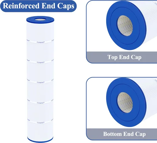 Miniatura 4 de Cryspool® 07113 Filtro compatible con CX1280RE, SwimClear C5025, C5030, C5000, PA131-PAK4, C-7494, C5020, FC-1227, Cartucho de filtro de piscina