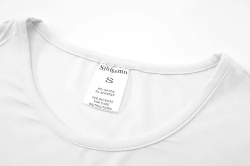 Miniatura 5 de Camisetas cortas de manga corta para mujer, camisetas básicas de cuello redondo