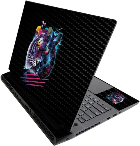 Miniatura 248 de MightySkins - Skin brillante con purpurina para Alienware M17 R3 (2020) y M17 R4 (2021) - Diversión de los años 90 Acabado duradero con purpurina