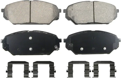 Wagner QS ZD1301 - Juego de pastillas de freno de disco, bordes biselados para paradas suaves y silenciosas, compatible con Hyundai Veracruz