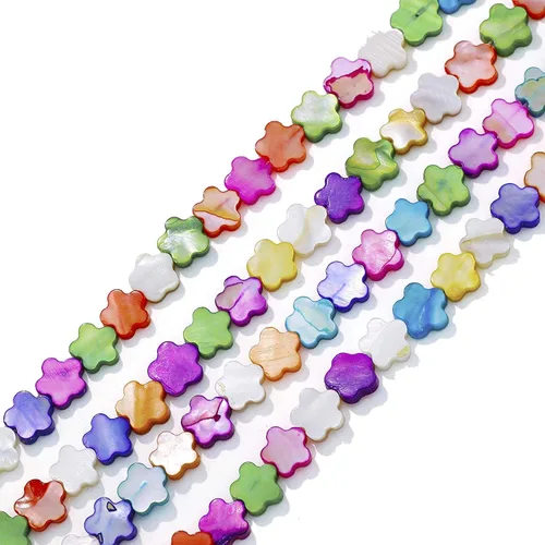 Miniatura 12 de Firstmeet 160 cuentas de madreperla natural de 0.236 pulgadas (0.236 in), cuentas redondas para hacer joyas, collares, pulseras y aretes