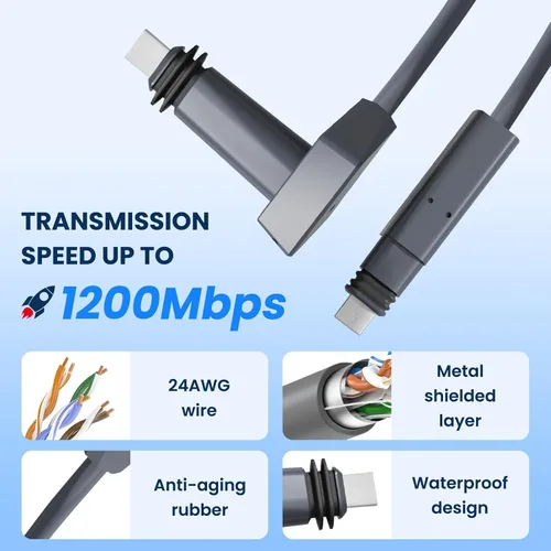 Miniatura 3 de Starlink - Cable de repuesto Starlink para satélite rectangular V2, kit de extensión de cable satelital Starlink para accesorios Gen 2