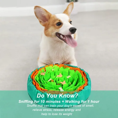 Miniatura 7 de Vivifying Alfombrilla de olfateo para perros, juguetes interactivos de enriquecimiento para perros para aburrimiento y estimulación mental