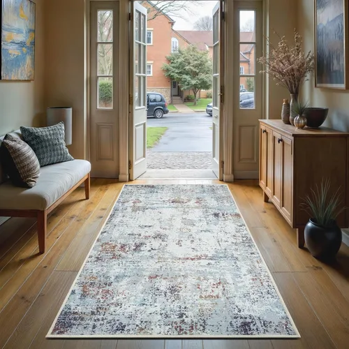 Miniatura 31 de GLN Rugs Contemporary Collection - Alfombra de felpilla lavable a máquina, contemporánea, antideslizante, de pelo corto, alfombra de felpilla