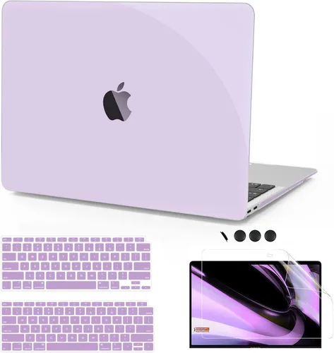 Miniatura 27 de B BELK Funda compatible con MacBook Air de 13 pulgadas 2022 2021 2020 2019 2018 A2337 M1 A2179 A1932 Touch ID, carcasa rígida de plástico mate