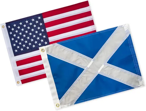 Miniatura 16 de Bandera de las Bahamas de 12 x 18 pulgadas para barco, banderas de colores vivos del Caribe Bahameño con 2 ojales de latón, banderas pequeñas